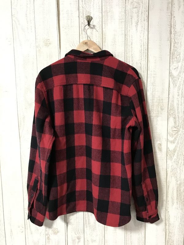 6 バッファローチェック Old Navy オールドネイビー 厚手シャツ 赤 黒 L 男性用 売買されたオークション情報 Yahooの商品情報をアーカイブ公開 オークファン Aucfan Com