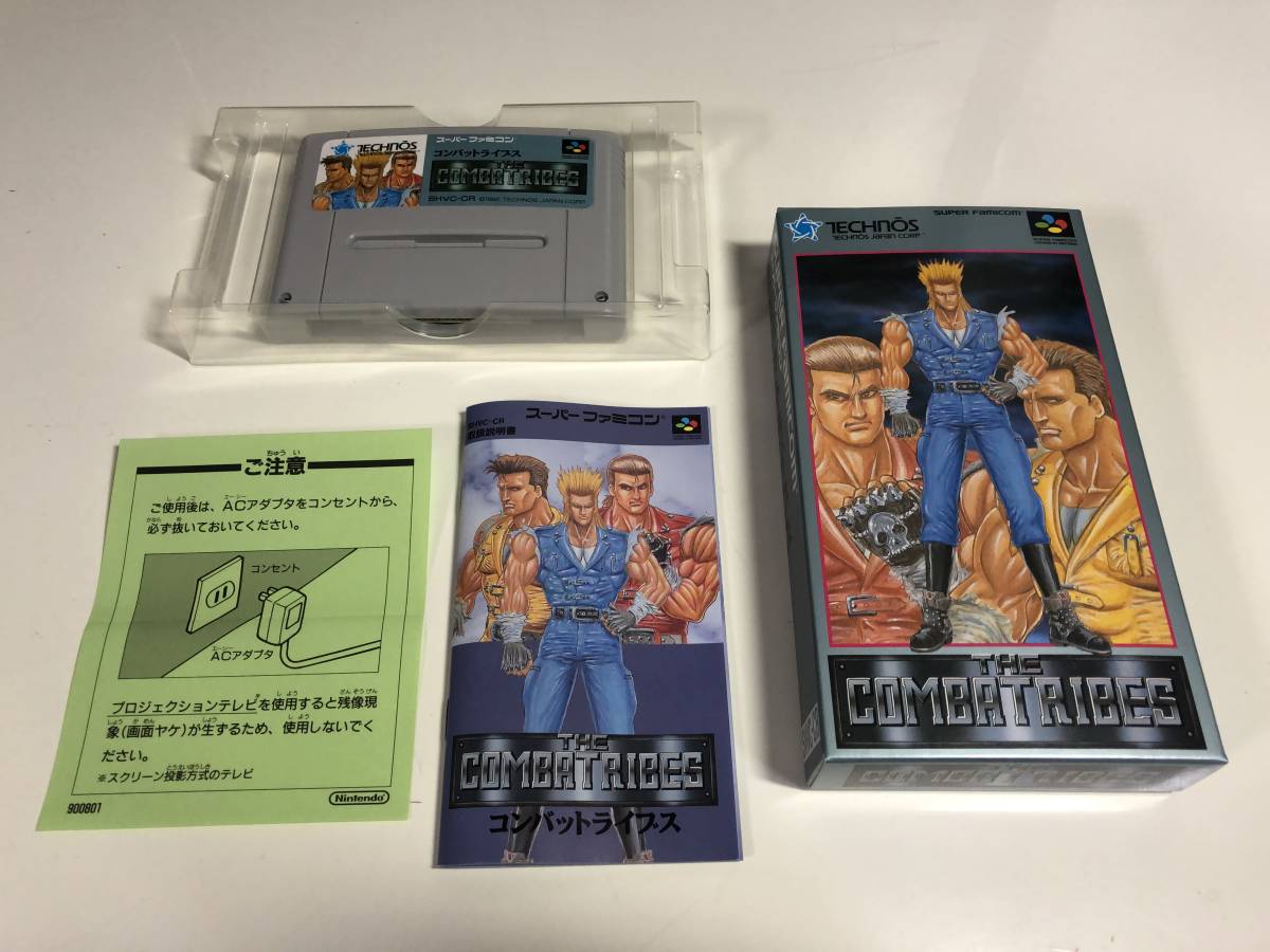 ★【希少】動作品 「SFC コンバットライブス 」 箱説付き スーパーファミコン　★ Z12-65_1