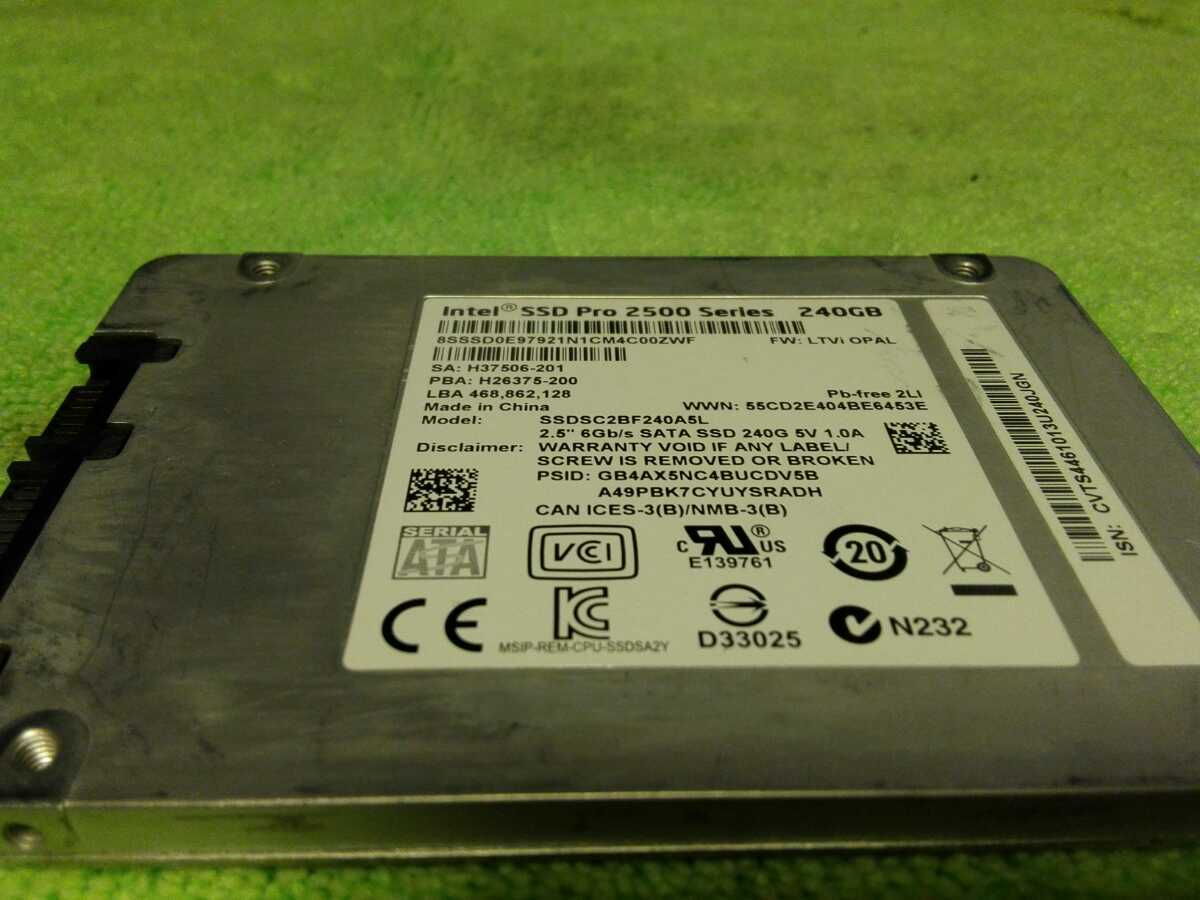 Intel SSD Pro 2500series　240GB 7mm　②_3