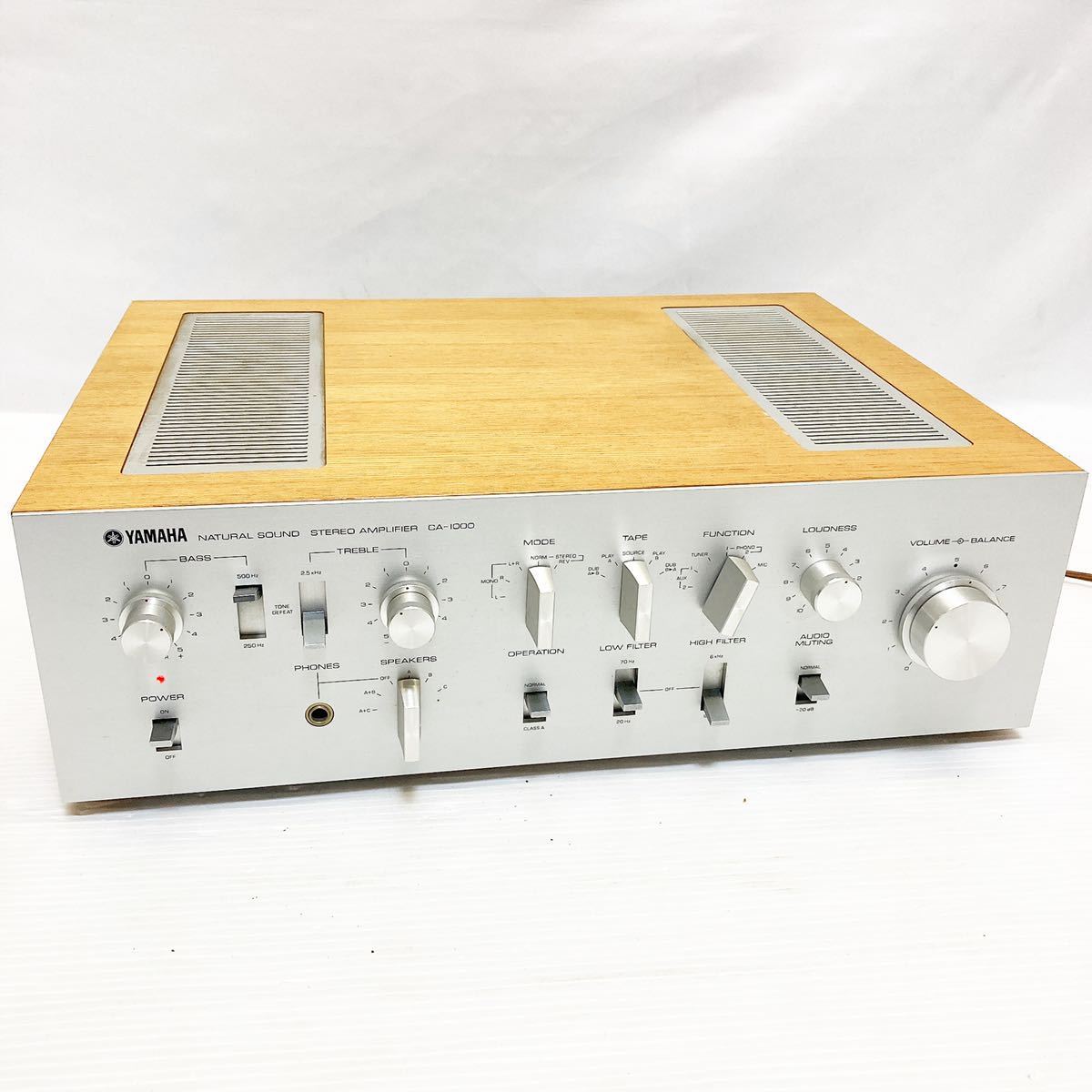 現状品 YAMAHA CA-1000 プリメインアンプ 通電確認済み 通電確認