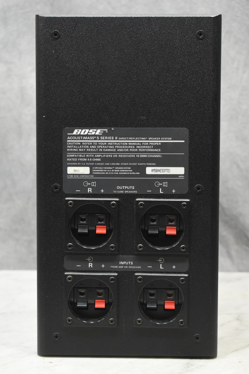 △ ボーズ BOSE Acoustimass 5 Series III speaker system スピーカー