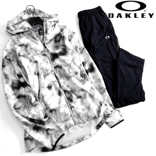 OAKLEY オークリー 定価1.7万 スカル SOLOTEX 撥水 総柄 OAKLEY オークリー 定価1.7万 スカル SOLOTEX 撥水 総柄