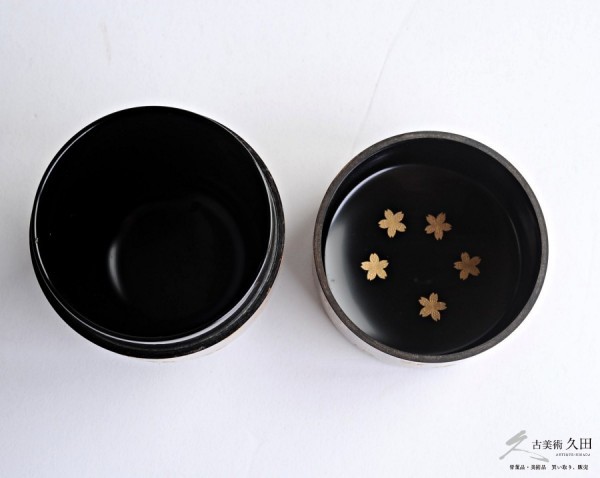 茶道具 中村 千年の香り 桜蒔絵 朱中棗 長棗 棗（なつめ） | 宗悦