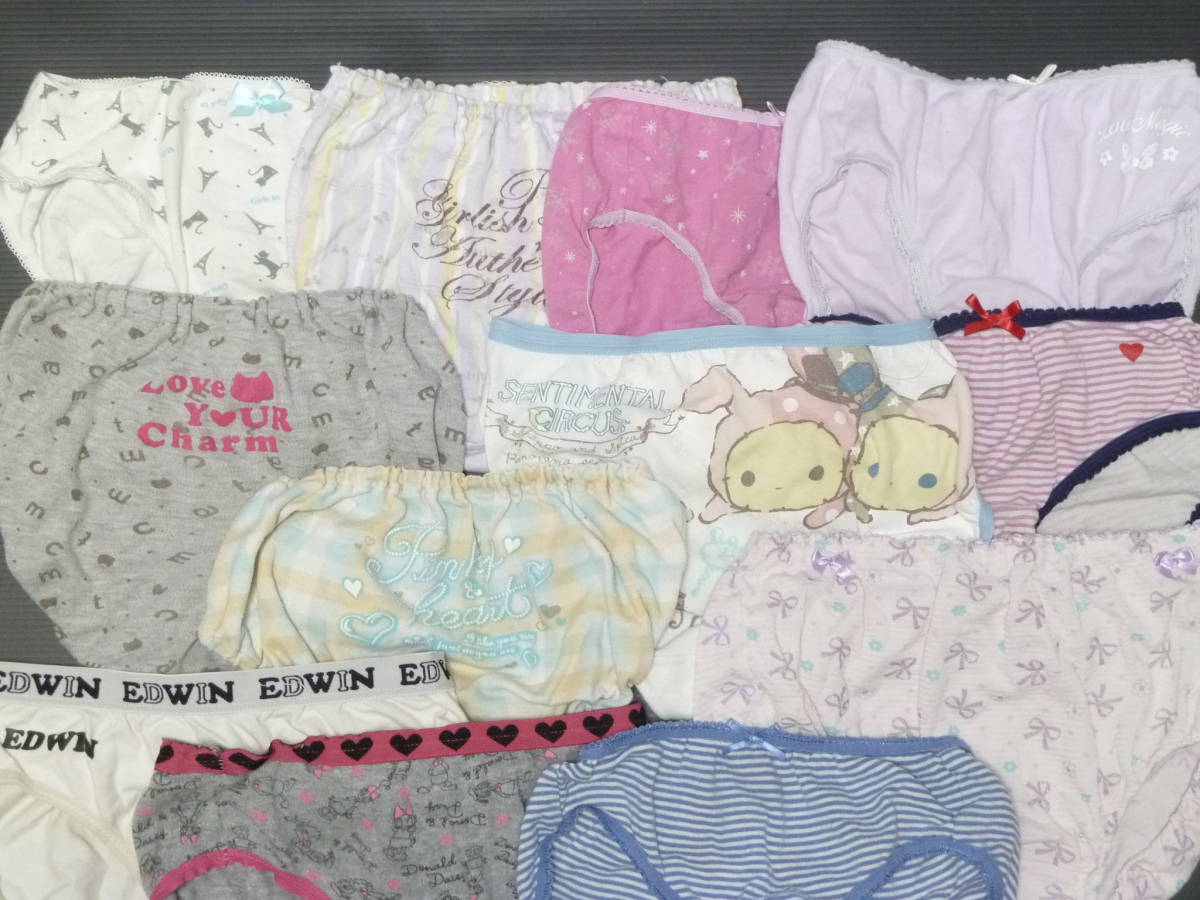 8554**②在庫処分品 超ジャンク品** ジュニア　JSショーツ　まとめて12枚セット サイズMIX　新品・未使用
