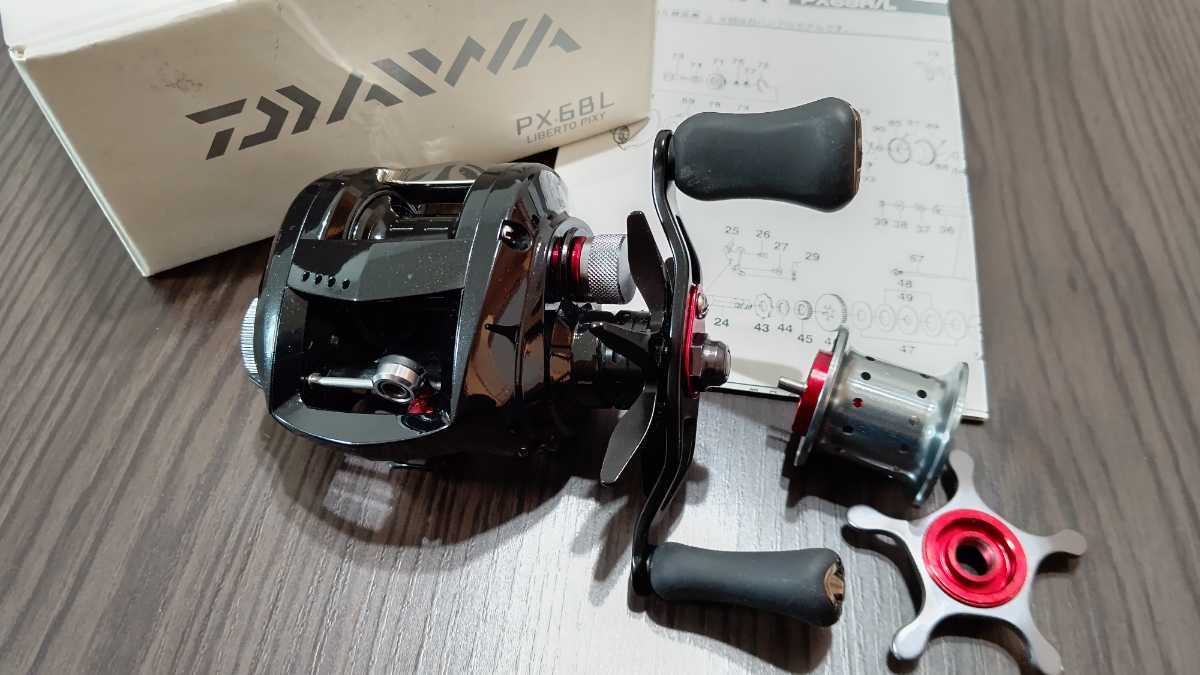 送料無料，品質保証 ダイワ PX68L 左ハンドル SLPフルカスタム(ダイワ)｜売買されたオークション情報、yahooの商品情報をアーカイブ公開 - オークファン ダイワ