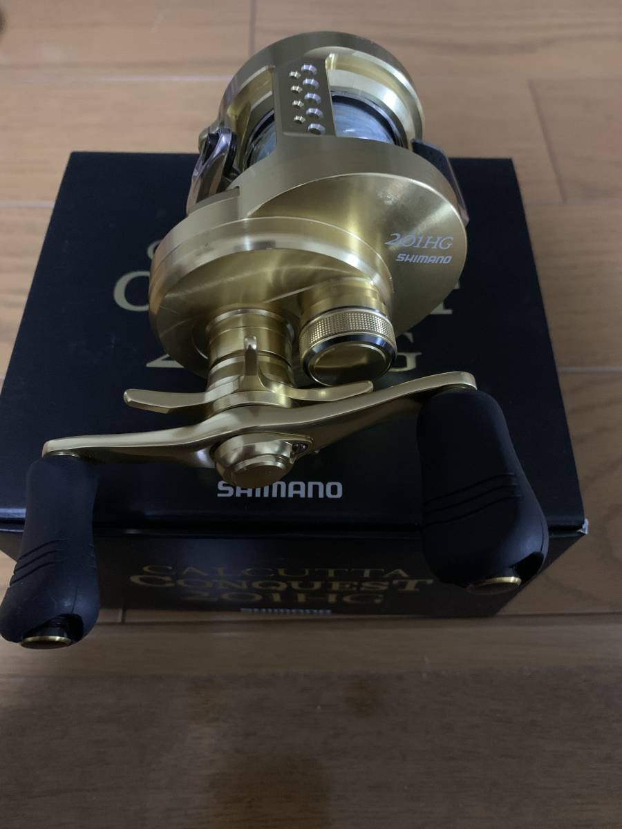 シマノ　CALCUTTA CONQUEST 201HG 美品 Shimano Calcutta Conquest 0 1 015044