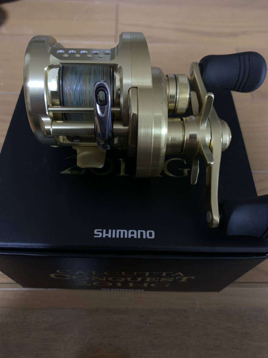 シマノ　CALCUTTA CONQUEST 201HG 美品 Shimano Calcutta Conquest 0 1 015044