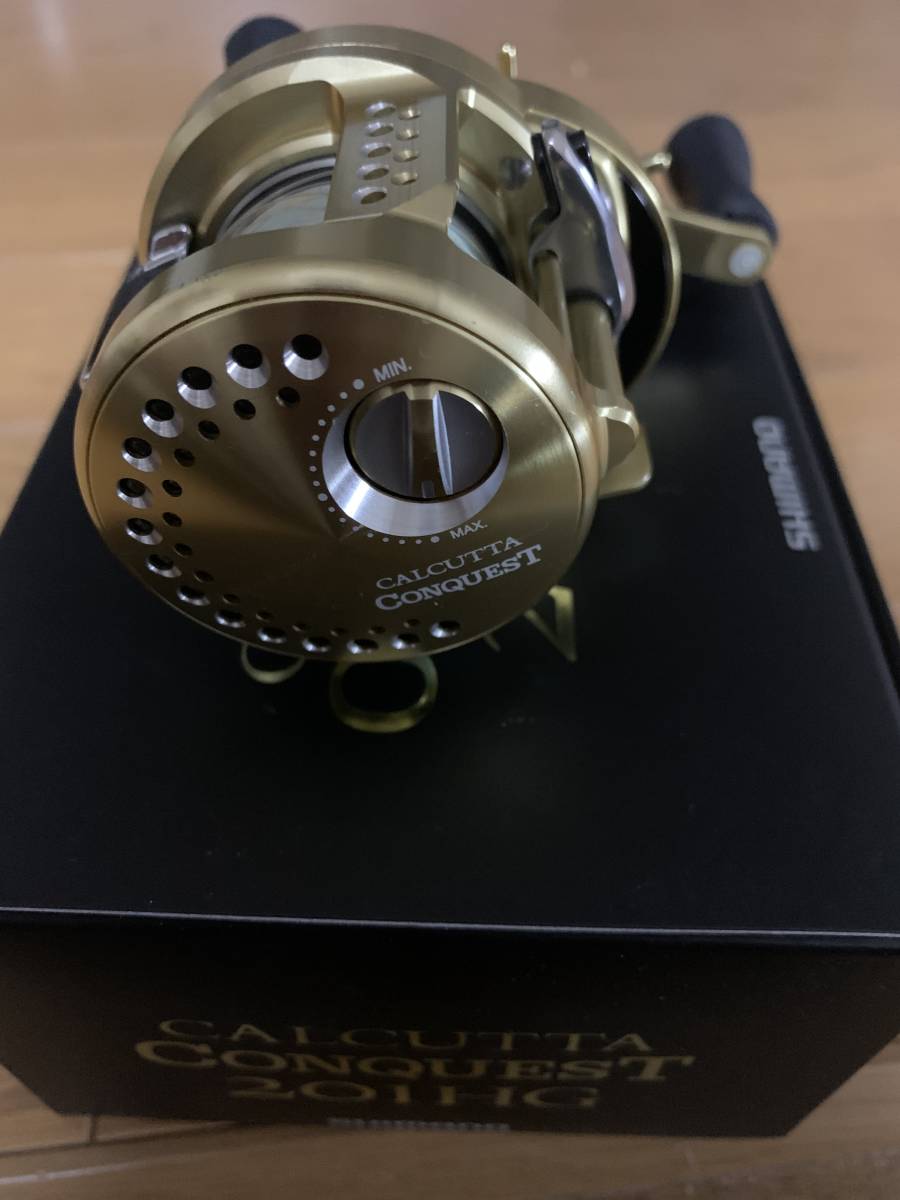シマノ　CALCUTTA CONQUEST 201HG 美品 Shimano Calcutta Conquest 0 1 015044