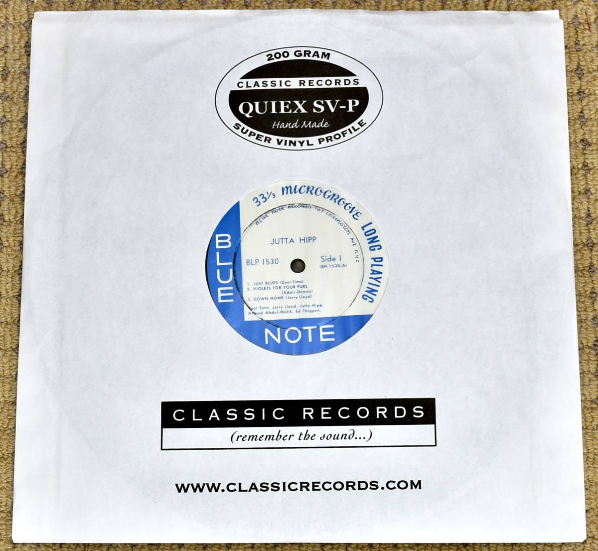 US盤クラシック・レコーズLP☆Blue Note1530☆Jutta Hipp with Zoot 