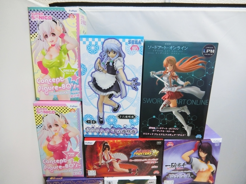 箱開封済 美少女系フィギュア 9点セット すーぱーそに子 東方 ソードアート オンライン Kof 98 一騎当千 まとめ 十六夜咲夜 アスナ 他 コミック アニメ 売買されたオークション情報 Yahooの商品情報をアーカイブ公開 オークファン Aucfan Com