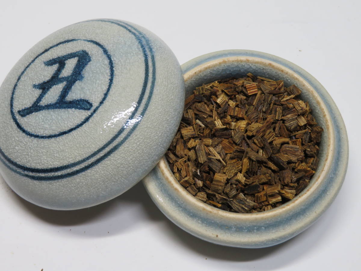 志野流香木◆沈香刻み 6.96ｇ 香合付き◆香道家の蔵出し　聞香用/お香/香木　香道具 茶道具煎茶道具 白檀沈香伽羅/松隠軒/御家流101518_1