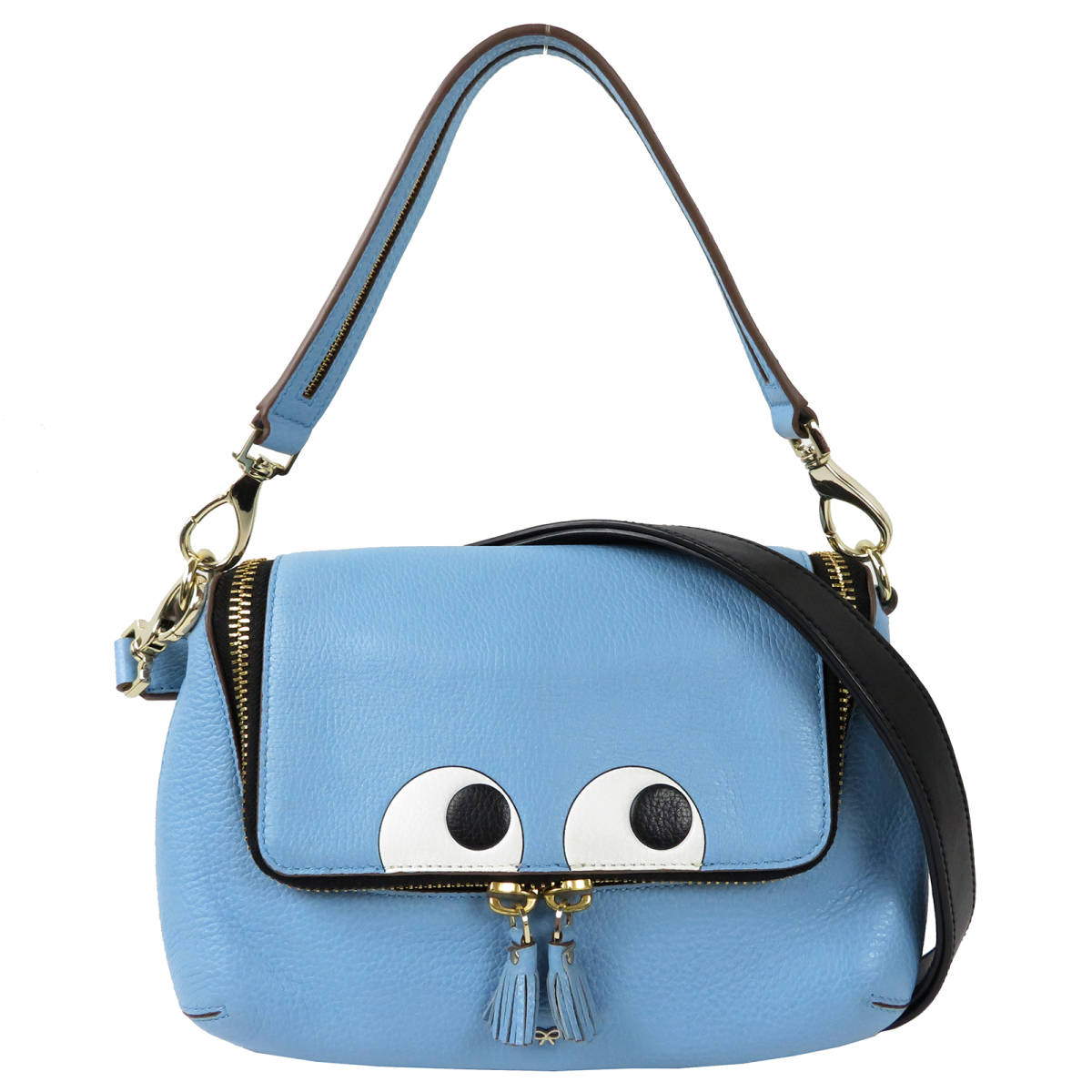 ANYA HINDMARCH アニヤハインドマーチ マキシ ジップ クロスボディ 