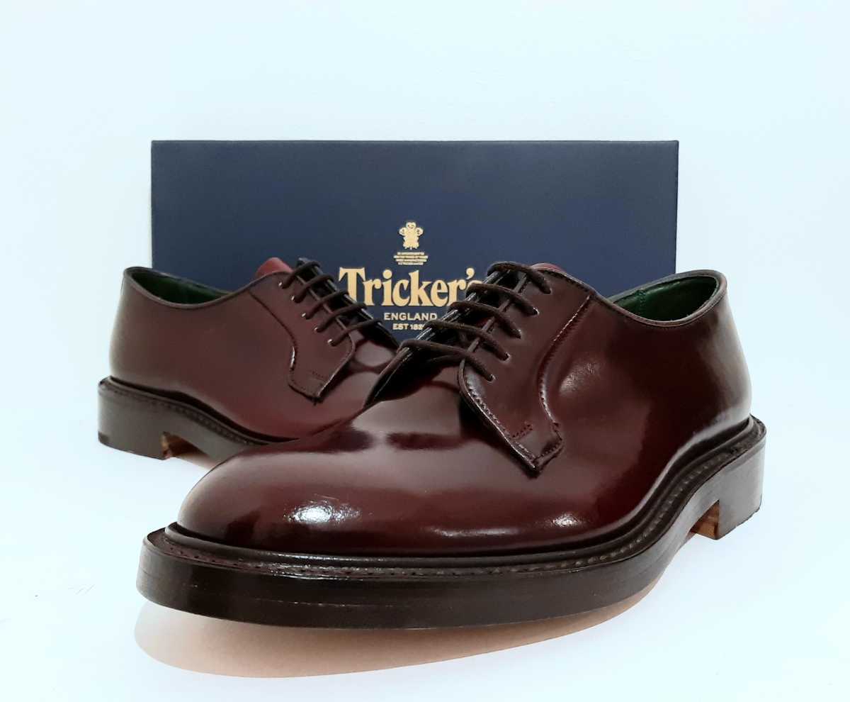☆コードバン☆ 新品 Tricker's Bobby UK6.5 トリッカーズ Burgundy
