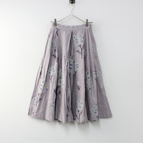 2019SS marble SUD マーブルシュッド EMB アジサイ 刺繍 タックス