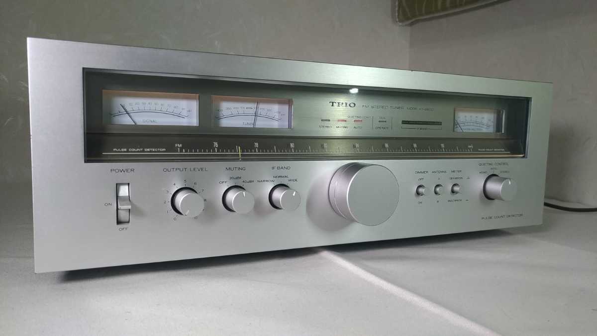 【完動品】名機 TRIO KT-9900/FMステレオチューナー/希少品/動画あり