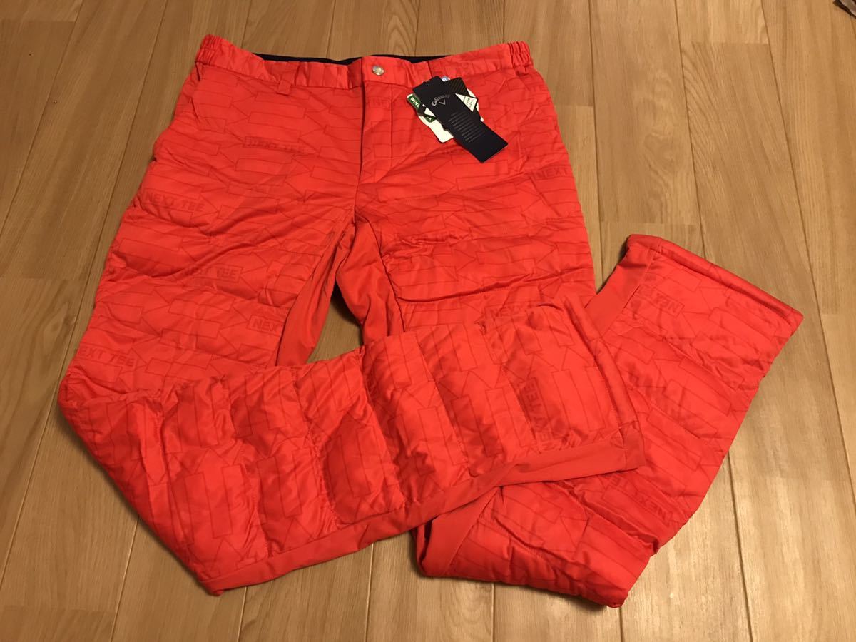 格安，最新作 Callaway キャロウェイ ZAMZA Ligit ゴルフ中綿テーパードパンツ LL RED ガラ入り(86cm～)｜売買されたオークション情報、yahooの商品情報をアーカイブ公開 - オークファン パンツ、スラックス