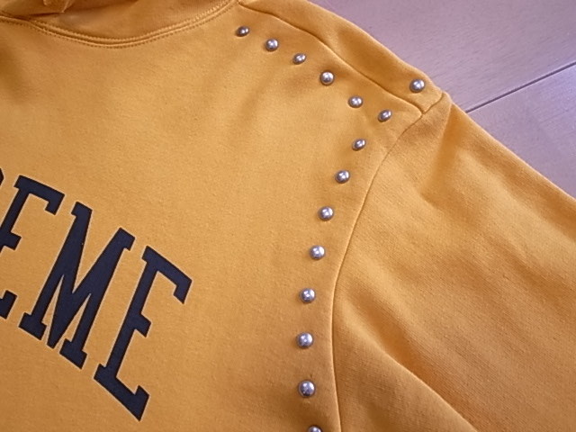 ☆ 木村拓哉 キムタク着 18AW SUPREME シュプリーム Studded Hooded