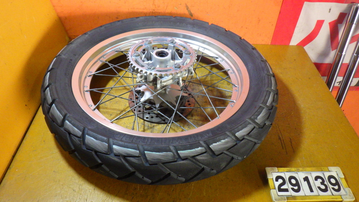29139 ヤマハ 4JG セロー225WE '98 純正 リアホイール チューブレス D.I.D 18×2.15 ローター3.9ｍｍ