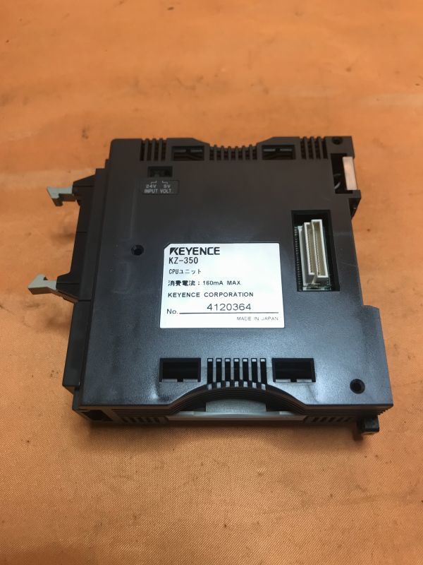 生産終了品 955 KEYENCE KZ-350 CPUユニット キーエンス PLC(その他