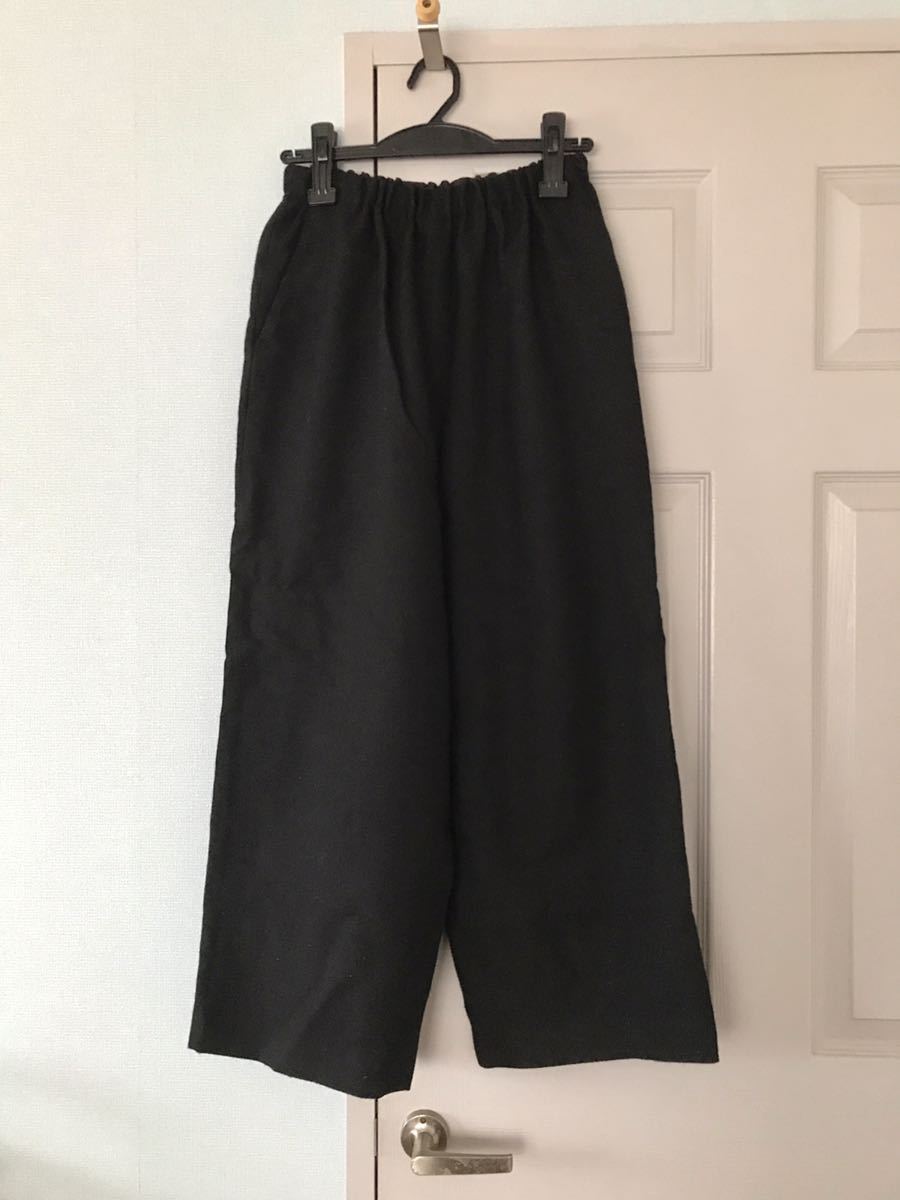 ゴーシュ ウール ソフトサージ ワイドパンツ 最終値下げ【美品】ゴーシュ ソフトサージ ワイドパンツ 23区｜【SLOW