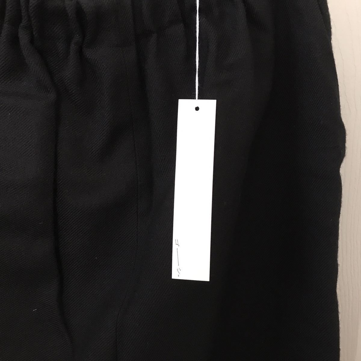 未使用 タグ付き ゴーシュ 2018AW ソフトサージワイドパンツ ブラック