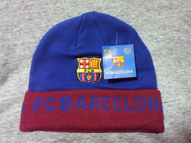 【未使用】 FCバルセロナ　ニットキャップ　ニット帽　●　FC　Barcelona　帽子_1