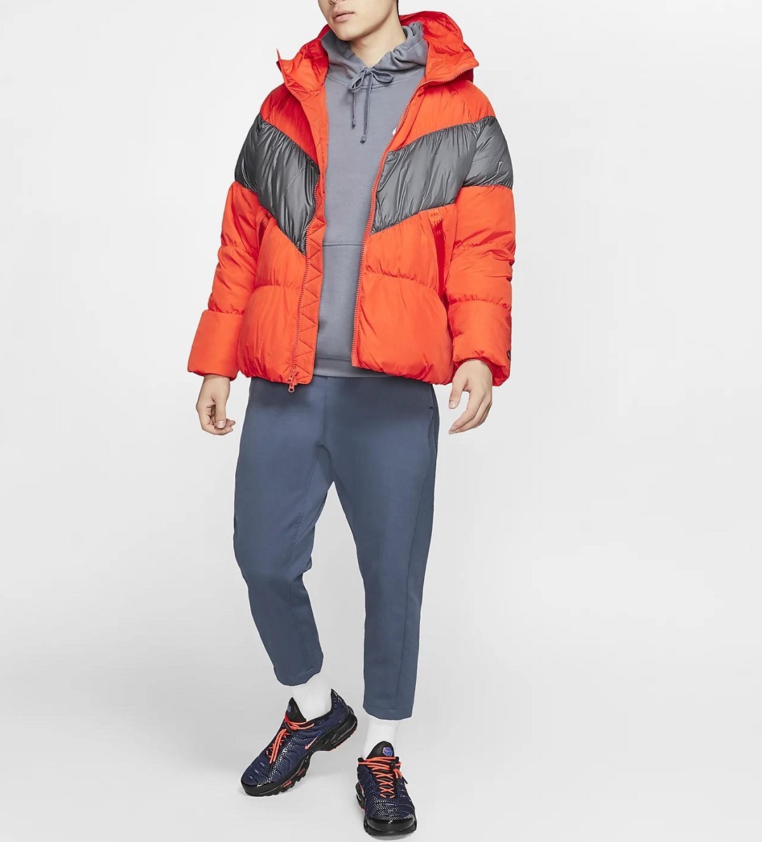  ナイキ メンズ フィルダウン フーディジャケット Ｍサイズ 定価27500円 オレンジ/グレー NSW DWN FILL JKT HD ダウンジャケット アウター(ジャンパー、ブルゾン)｜売買されたオークション情報、yaho 男性用