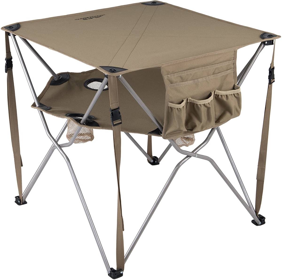 ALPS : Mountaineering com | キャンプテーブル 折りたたみ 登山 Table Table, ショルダーキャリーバッグ 丈夫で軽量なアルミXフレーム - スムーズでお Sports Mountaineering製折りたたみ2段テーブル、アウトドアで