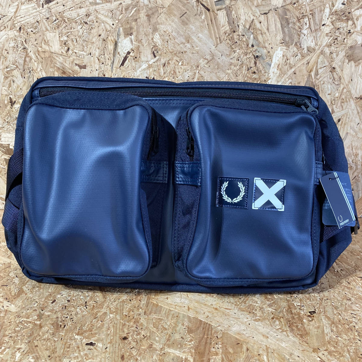 FRED PERRY PORTER LUGGAGE LABEL Body Bag コラボ 別注 限定 ポーター 
