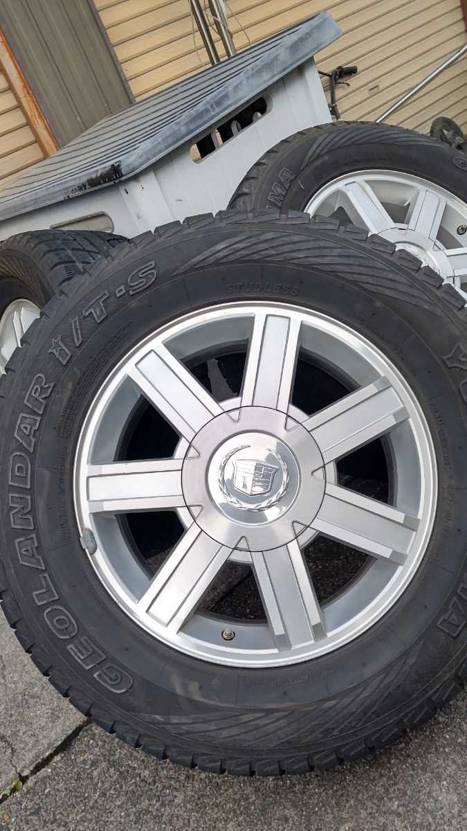 キャデラック エスカレード純正 横浜スタッドレスセット 空気圧センサー付き オマケ スタッドレスタイヤ 売買されたオークション情報 Yahooの商品情報をアーカイブ公開 オークファン Aucfan Com