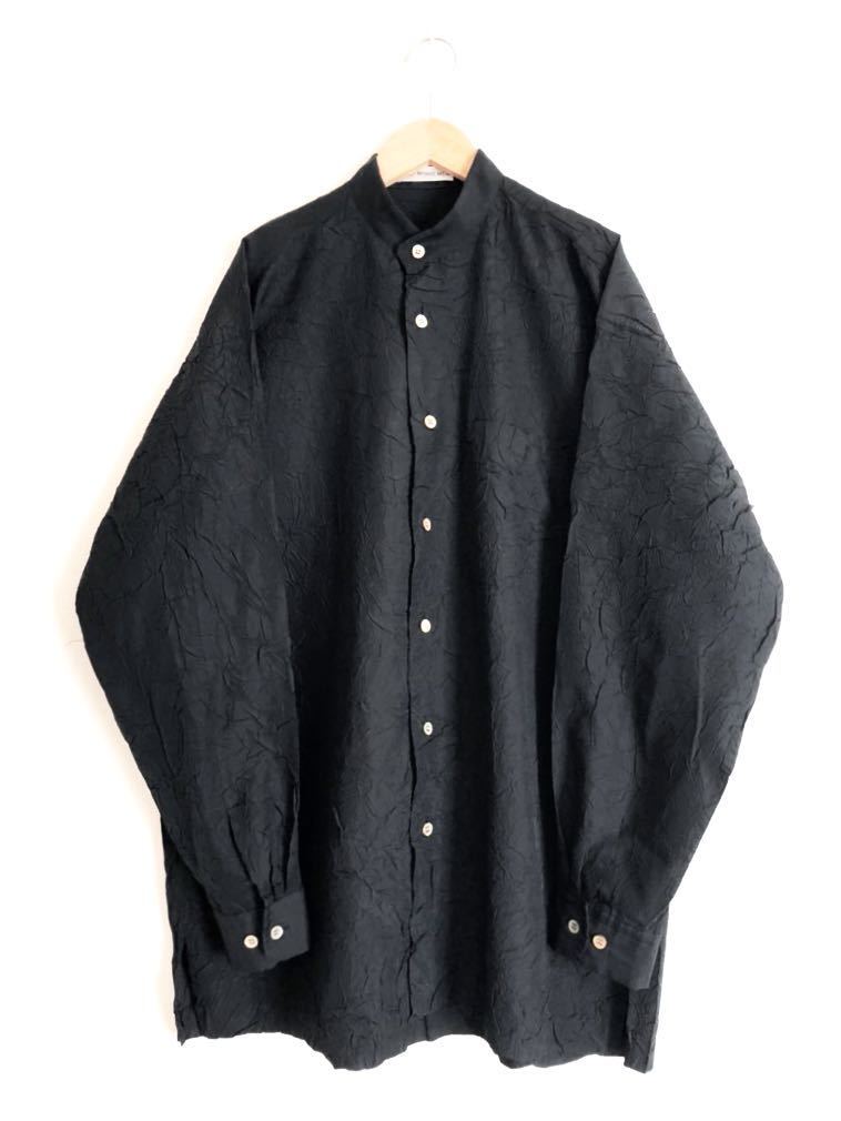 ISSEY MIYAKE MEN オーバーサイズ プリーツ シャツ M ブラック 