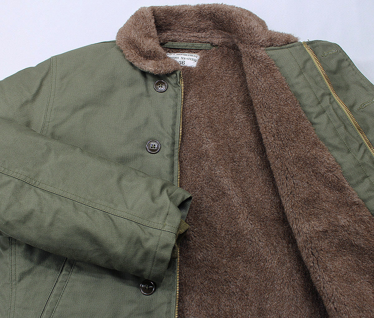 The REAL McCOYS リアルマッコイズ Type N-1 デッキジャケット MJ12117 