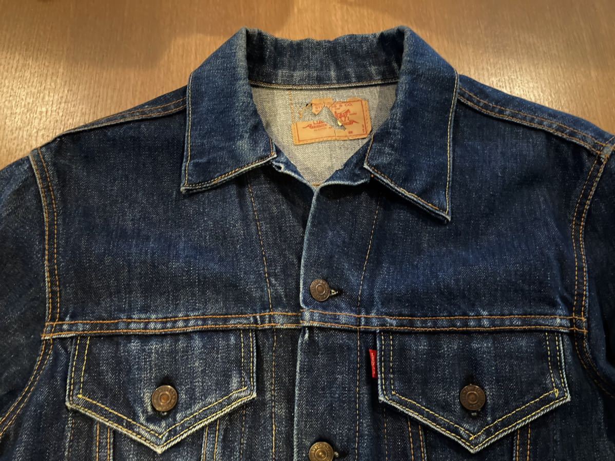 Levi''s BIGE 70505 劇鬼縦落ち ハチノス ヒゲビンテージ リーバイス