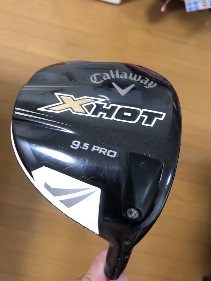 【最新作，お得】 キャロウェイ XHOT ドライバー PRO9.5(フレックス S)｜売買されたオークション情報、yahooの商品情報をアーカイブ公開 - オークファン 男性右きき用