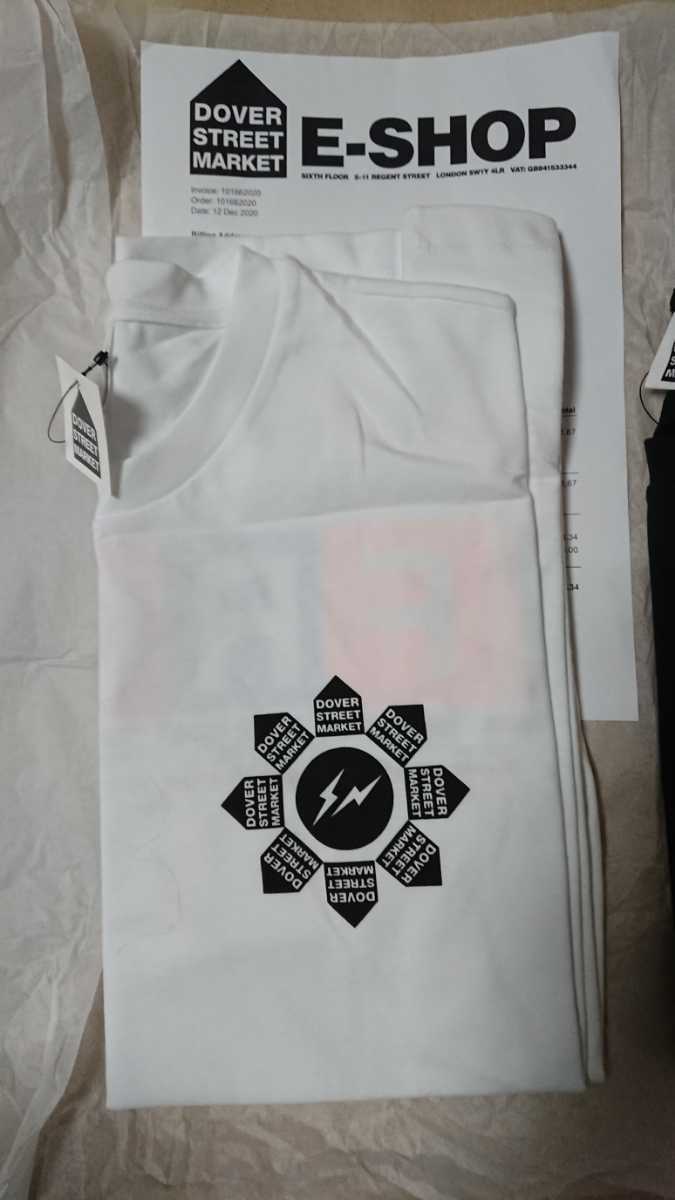 FLURO REBELLION FRAGMENT × DSM T-Shirt White Medium Mサイズ 新品未使用 海外正規品 DSML購入 フラグメント 藤原 ヒロシ ギャルソン