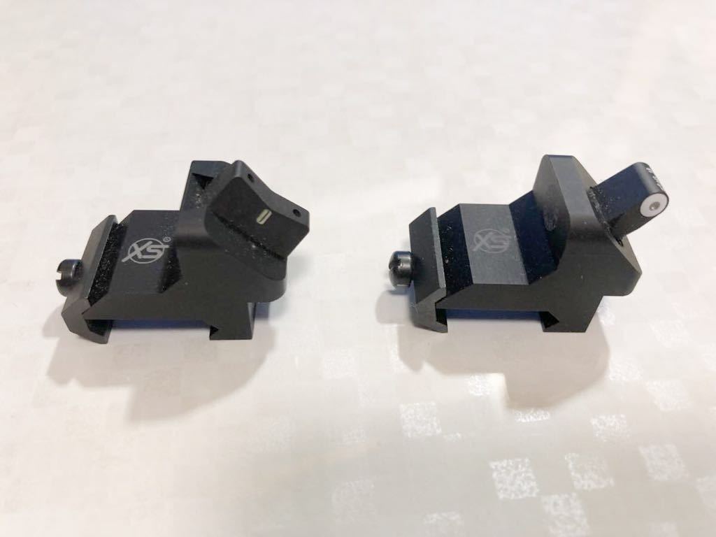 【低価，お買い得】 実物 XS SIGHT フロント リアサイト(パーツ)｜売買されたオークション情報、yahooの商品情報をアーカイブ公開 - オークファン パーツ