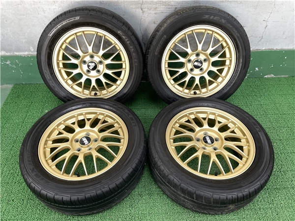品質保証，HOT スバル BBS RG362ホイール 16x6.5J +48 夏タイヤ付き 225/50 4本セット 売切(ラジアルタイヤ)｜売買されたオークション情報、yahooの商品情報をアーカイブ公開 - オークファン 5穴