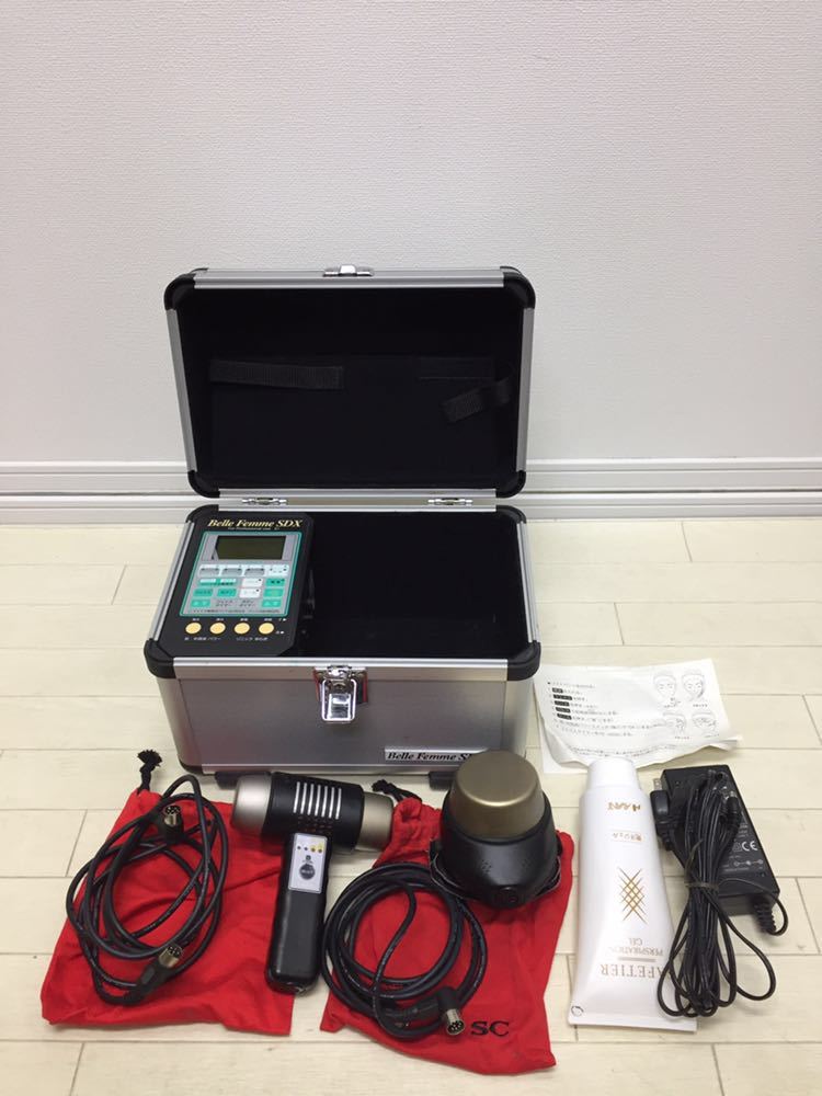 Belle Femme SDX 美顔器・美容器 美容/健康 1年保証 超音波美顔器