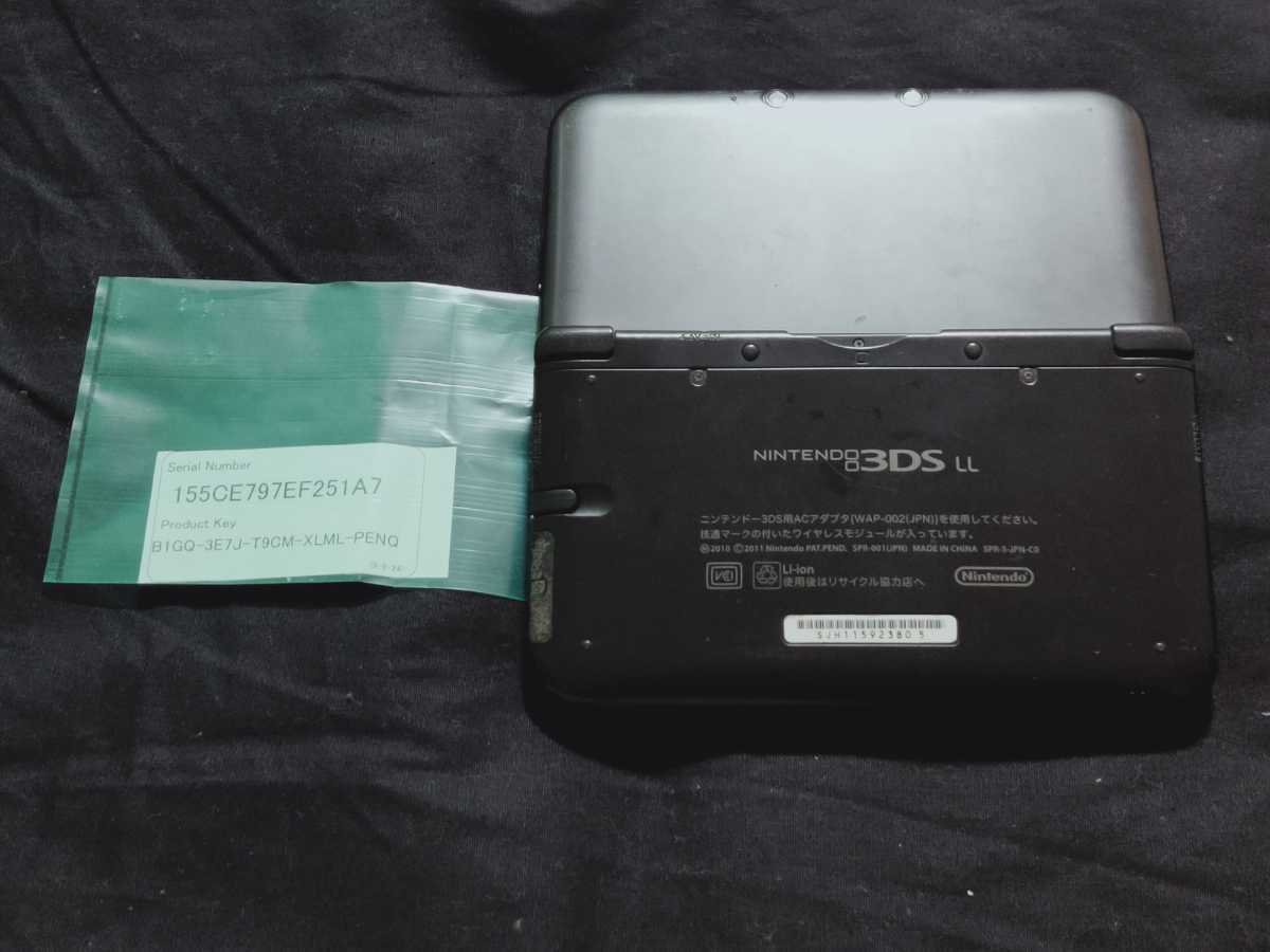 【マニュアル付き③】3DSLL-偽トロキャプチャ機能付き【SDカード、電源ケーブル、USBケーブル付き】_3