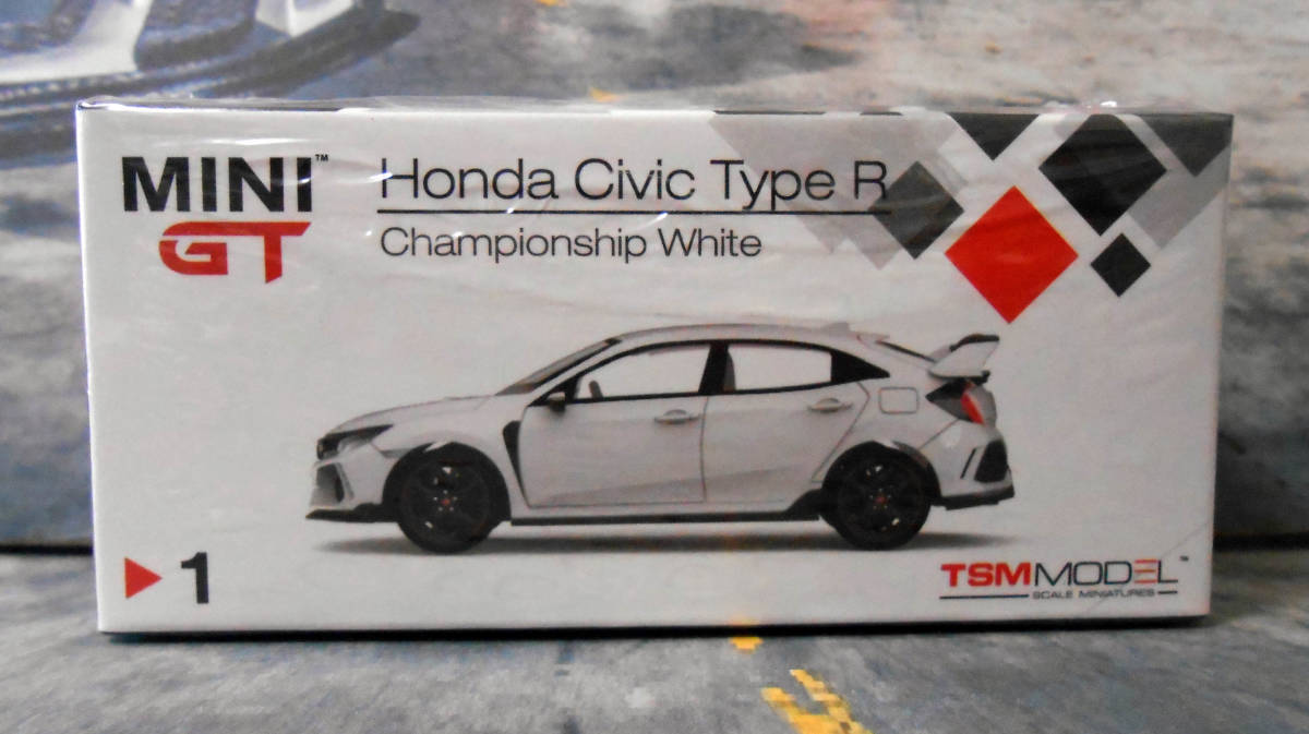 Mini GT 1:64 Honda Civic Type R FK8 Championship White weiss metall TSM Models