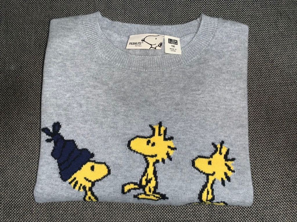 ユニクロ スヌーピー ニットセーター サイズ150 150 145 154cm 売買されたオークション情報 Yahooの商品情報をアーカイブ公開 オークファン Aucfan Com