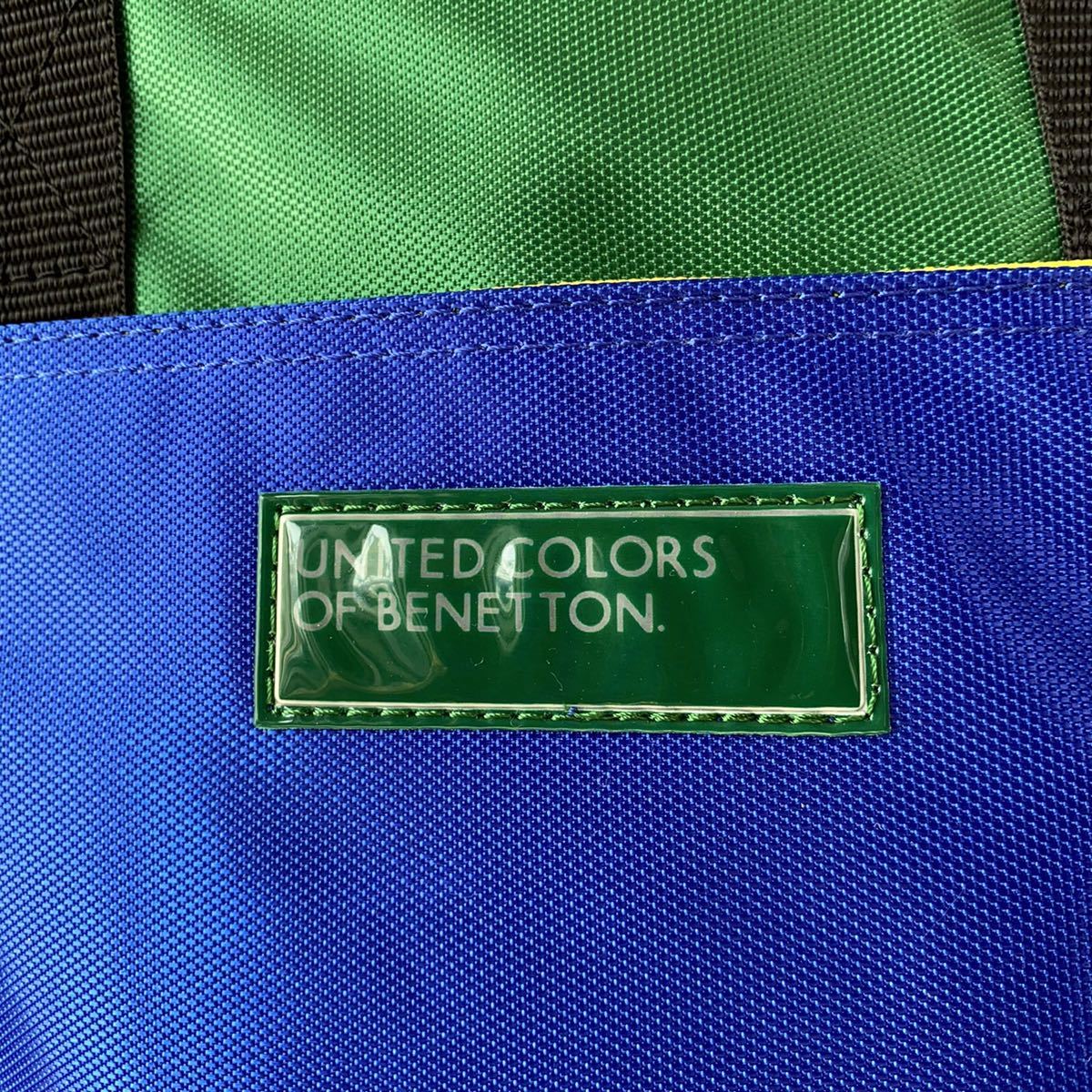 90s UNITED COLORS OF BENETTON マルチカラー ショルダー バッグ 