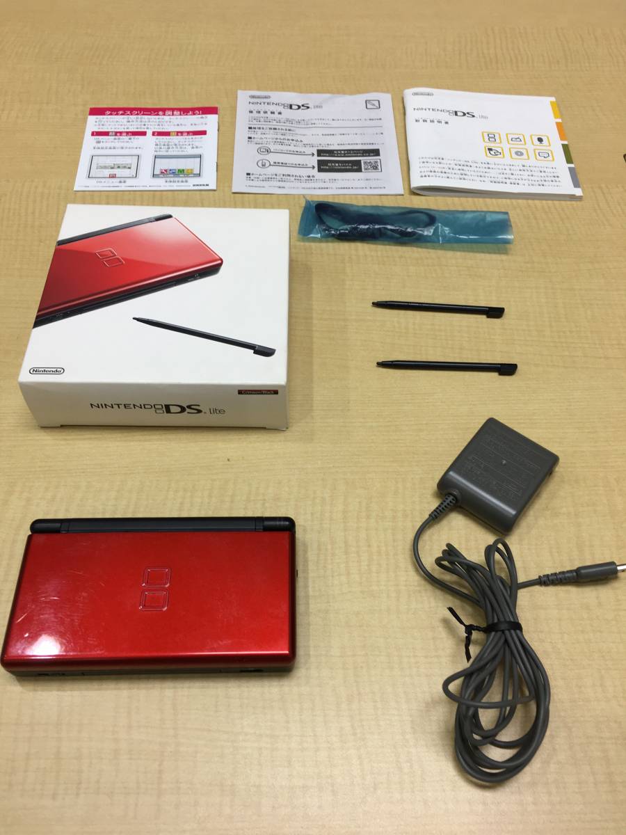 Nintendo ニンテンドーDS lite クリムゾンブラック 極美品 セット Nintendo ニンテンドーDS lite クリムゾンブラック 極美品 セット