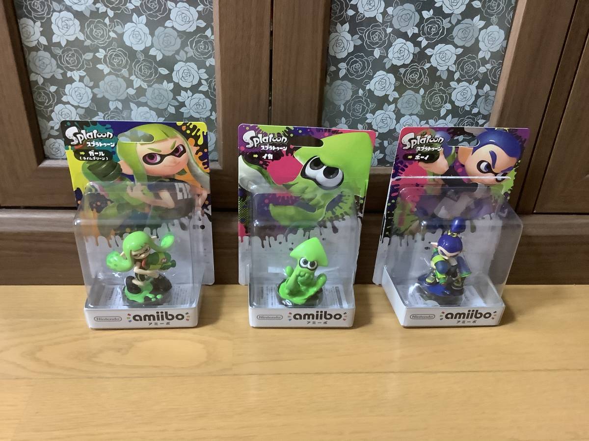 Wii U 初代 スプラトゥーン用 アミーボ amiibo ガール / イカ / ボーイ 