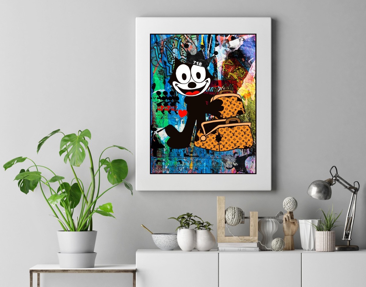 グラフィックキャンバスアートフレーム【Chyloe718】フィリックス・ザ  