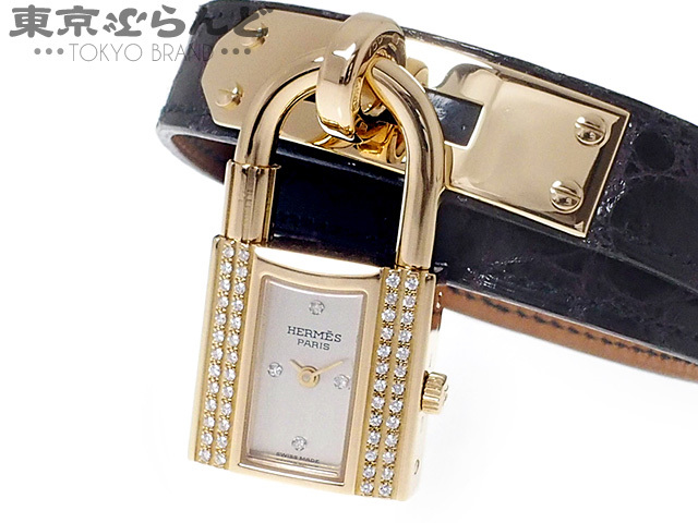 900020160 エルメス HERMES ケリーウォッチ ドゥブルトゥール ダイヤ 