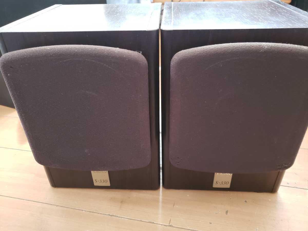TEAC S-300 2WAYスピーカーシステム ペア TEAC 同軸2wayスピーカー S-330ペア ジャンク TEAC S-300 - ペア
