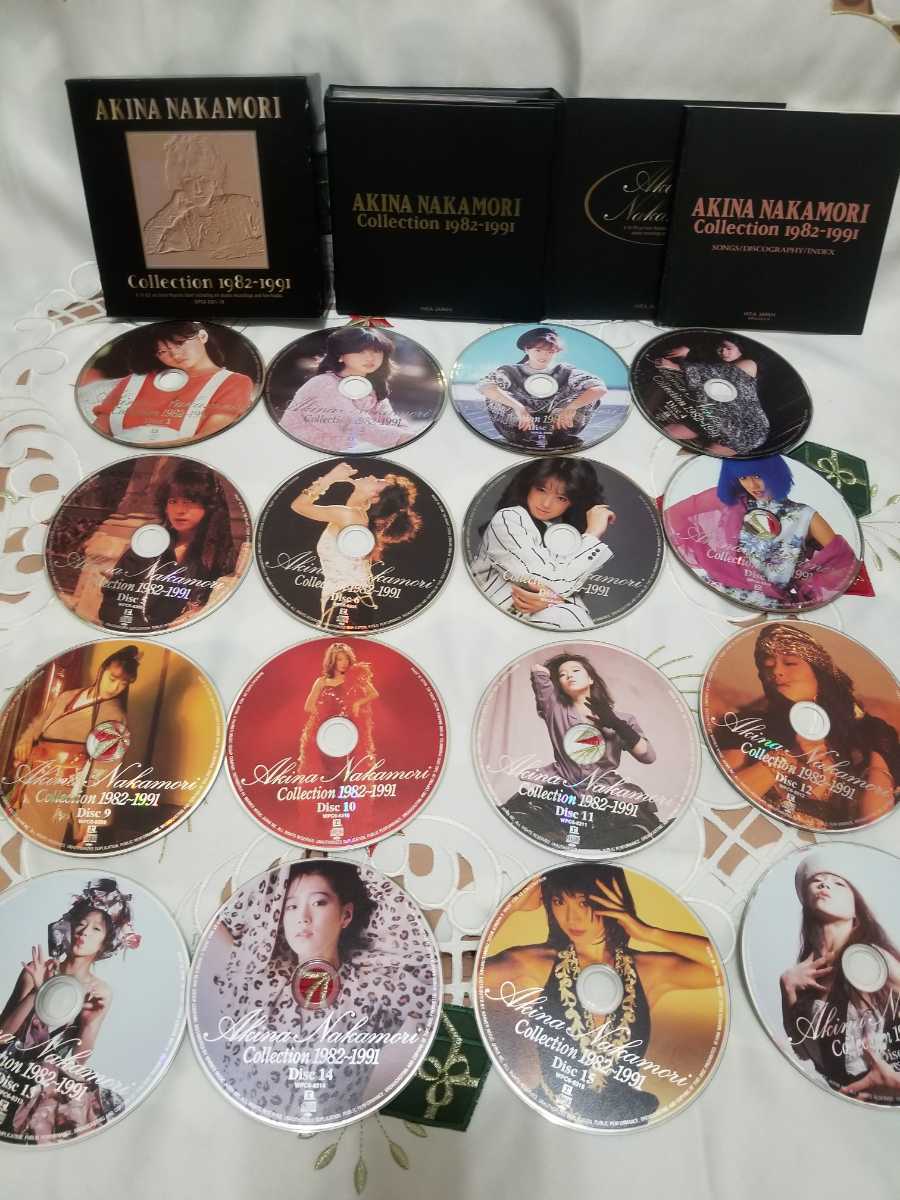 中森明菜 コレクション 1982-1991 CD16枚 写真集ブックレットなし