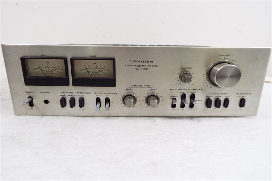 □ Technics テクニクス SU-7700 アンプ 音出し、動作確認済 中古 現状