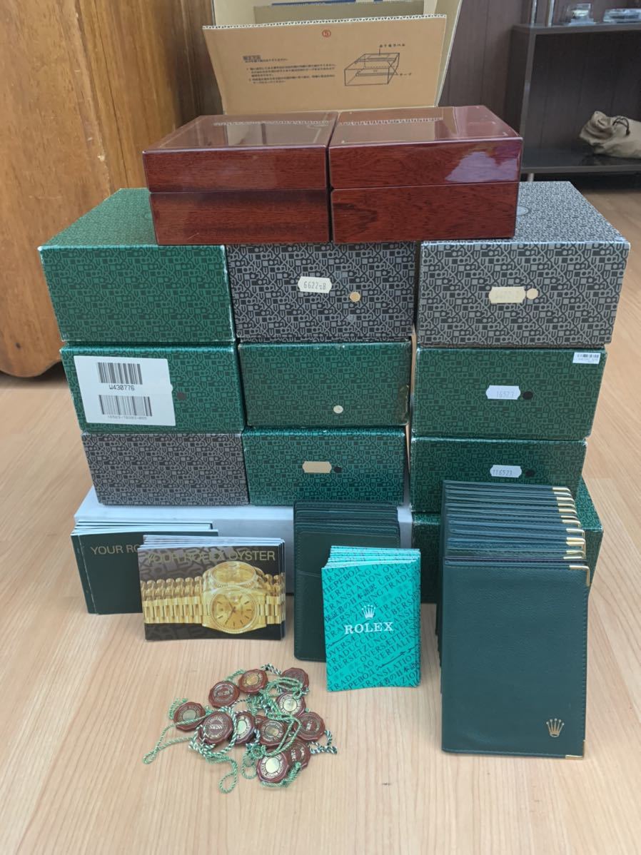 Rolex ロレックス木製純正ボックス 13箱 付属品 ら行 ブランド腕時計